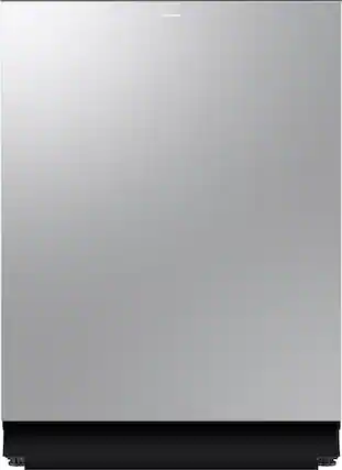 Front. Samsung - 24” Smart Dry with AutoRelease Door Built-In Stainless Steel Tub Dishwasher with 3rd Rack Washing System, 38dBA - Stainless Steel.