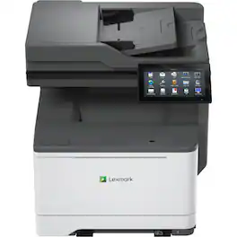 Lexmark - CX635adwe 50M7080 Multifunction Color Laser Printer - 1200 x 1200 dpi - 42 ppm - Color Touch Screen - USB - White/Gray