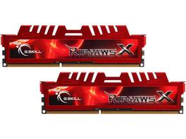 G.SKILL - Ripjaws X Series 16GB (2 x 8GB) DDR3 2133 (PC3 17000) Desktop Memory Model F3-2133C11D-16GXL - Red