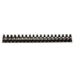 Fellowes - 1 1/2" Plastic Binding Spine Comb, 340 Sheet Capacity, 50/Pack - Black