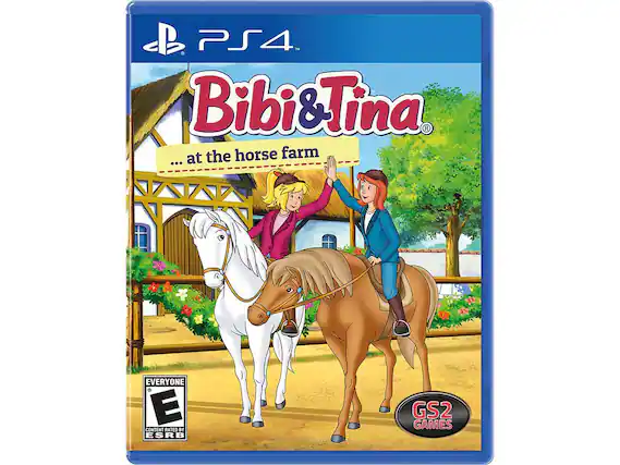 PS4™
Bibi & Tina
...at the horse farm
EVERYONE
E
CONTENT RATED BY ESRB
GS2 GAMES - E (Everyone)
