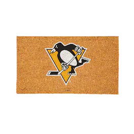 Evergreen Enterprises - Pittsburgh Penguins 28" x 16" Logo Turf Mat - Multicolor