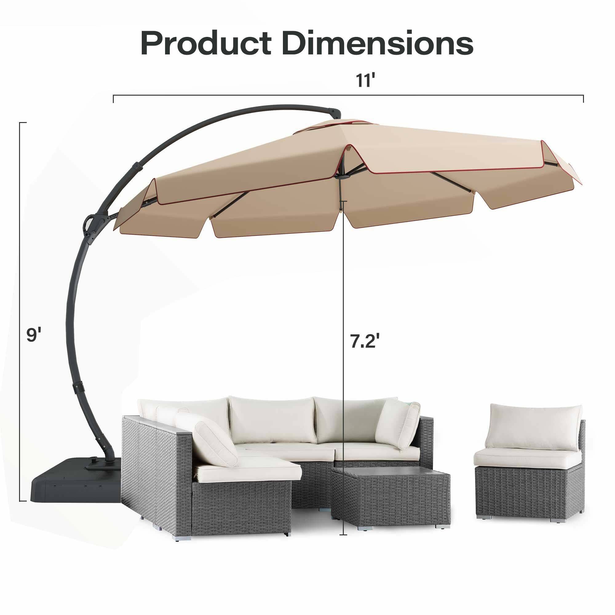 Product Dimensions: 11' x 9' x 7.2'