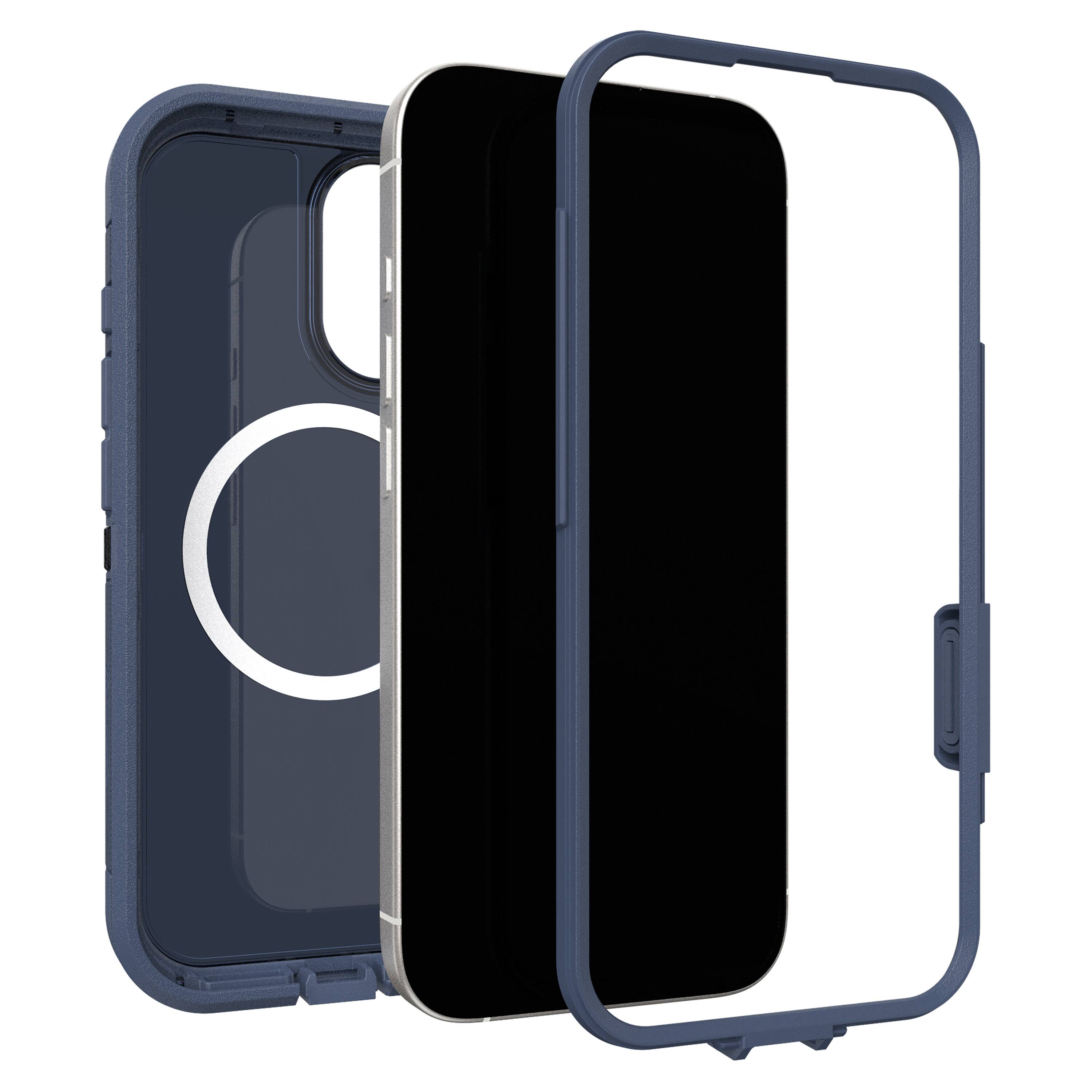 Back. OtterBox - Defender Series Pro XT Hard Shell for Apple iPhone 17 - Blue.