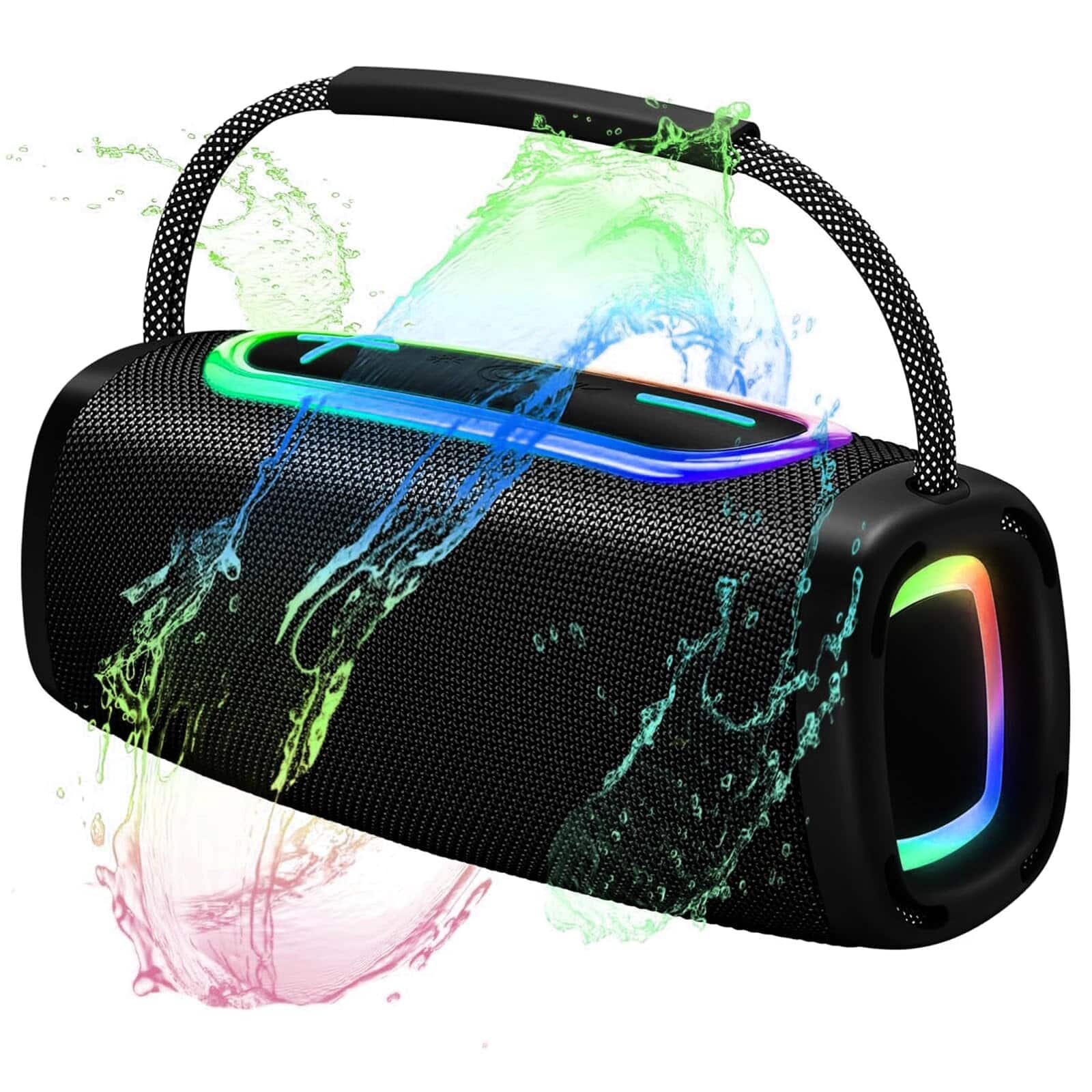 Dazzed Corner - Bluetooth Speakers, Portable Wireless Speaker - Black