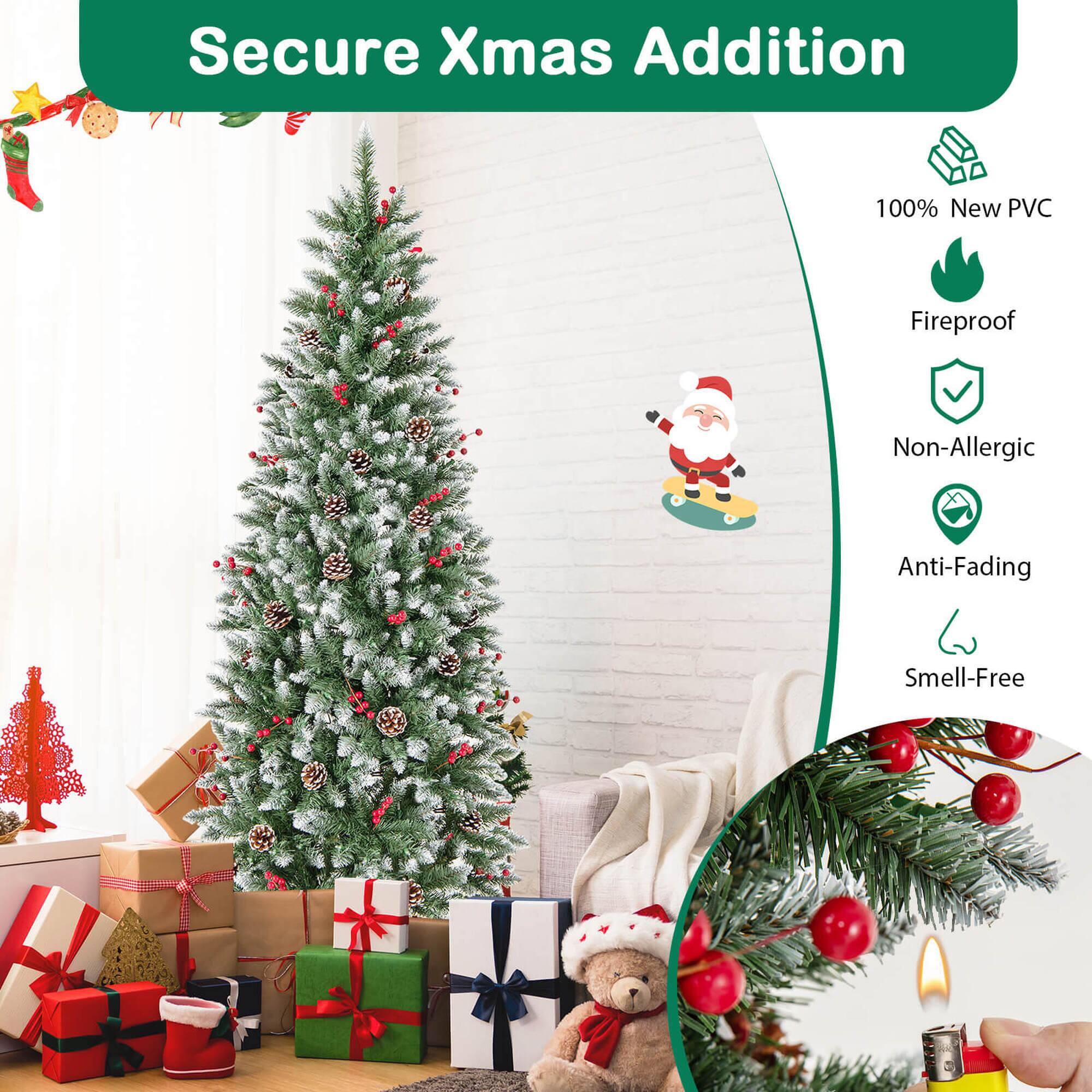 Secure Xmas Addition

- 100% New PVC
- Fireproof
- Non-Allergic
- Anti-Fading
- Smell-Free