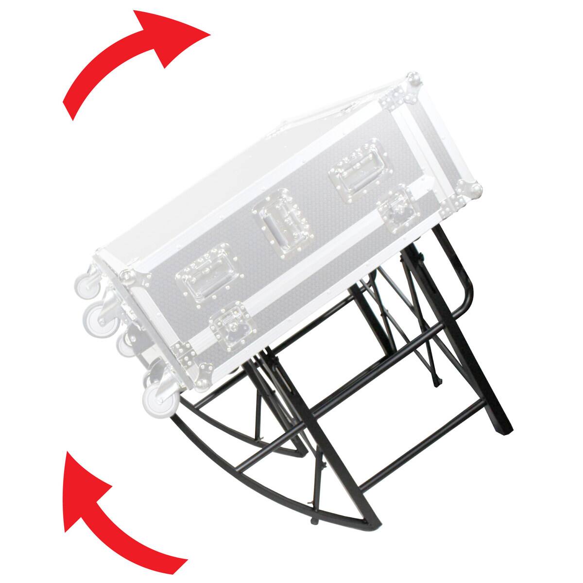 Alt View 1. ProX - ProX X-EZTILT Rolling Stand for Medium to Large Format Audio and Lighting Mixer Desks.