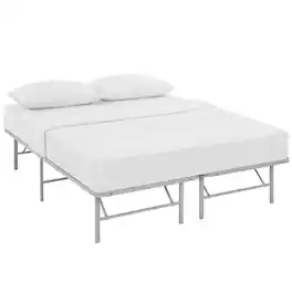 Modway - Horizon Stainless Steel Queen Bed Frame - Gray