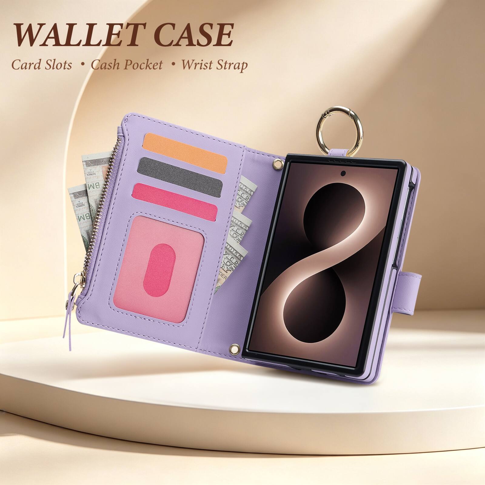 WALLET CASE  
Card Slots • Cash Pocket • Wrist Strap