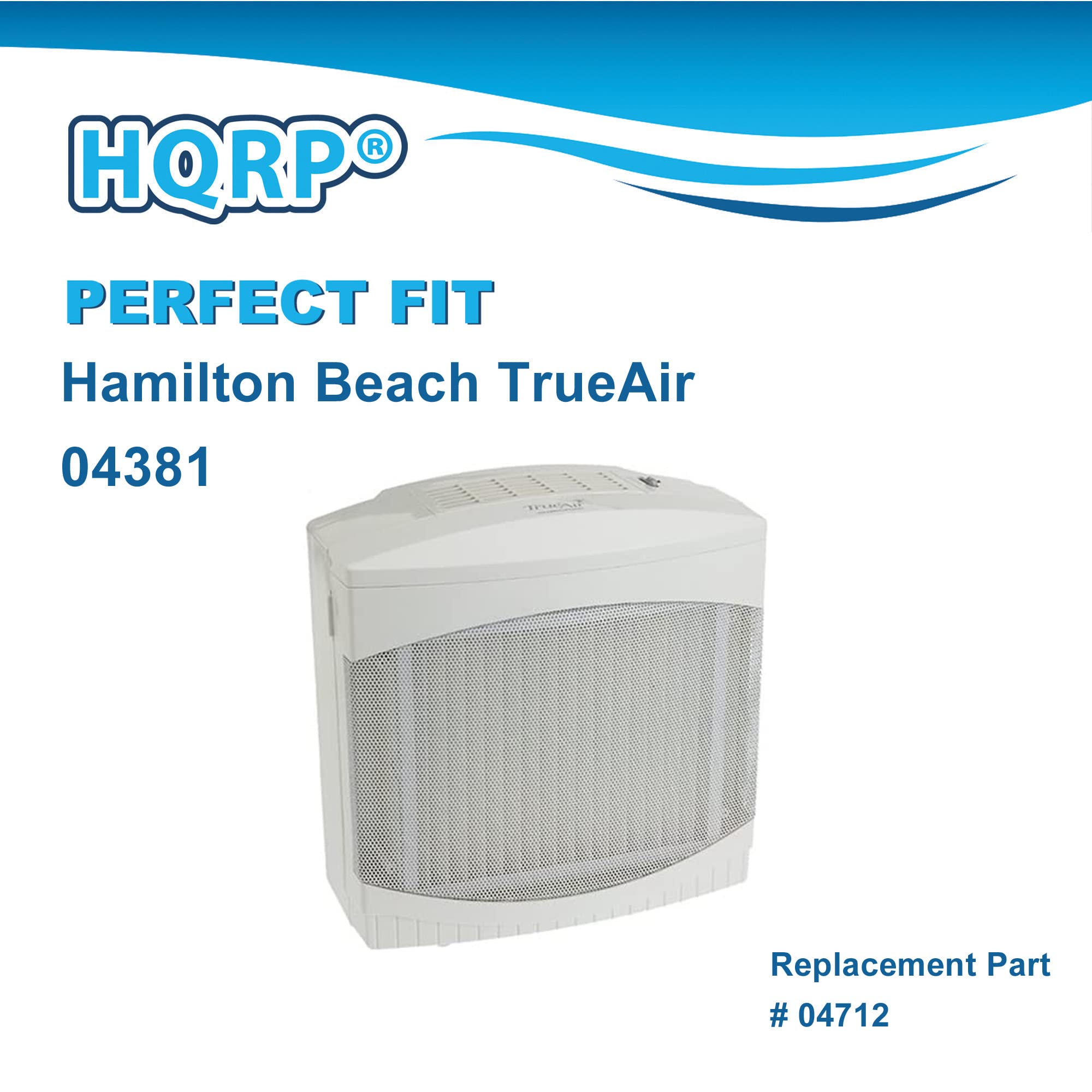 HQRP® PERFECT FIT Hamilton Beach TrueAir 04381 Replacement Part # 04712