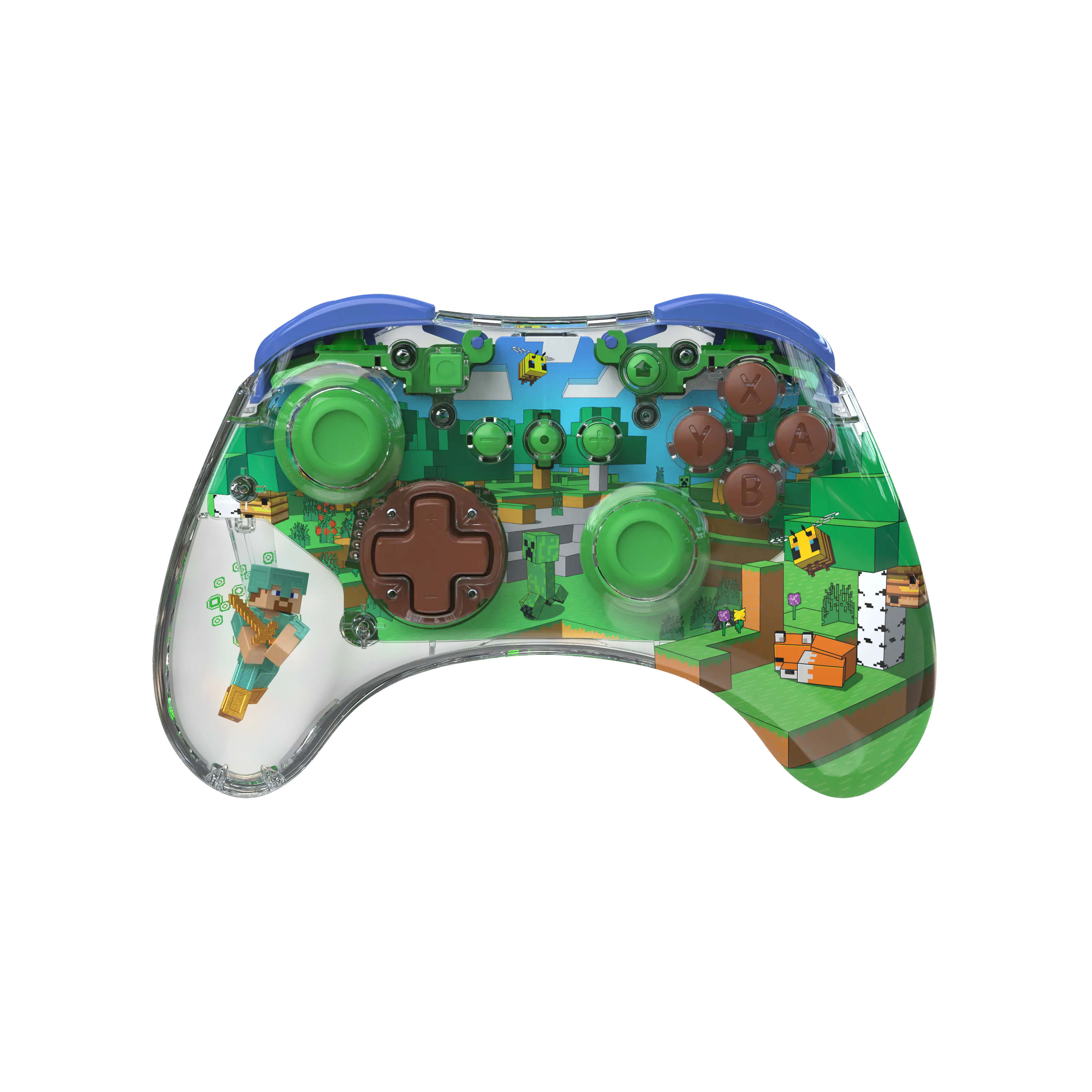 Performance Designed Prod - REALMz™ Wireless Controller: Minecraft Forest Biome - Nintendo Switch™ - Multicolor