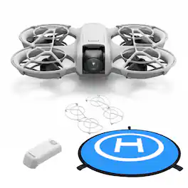 DJI - Neo Palm Sized Lightweight Drone with Drone Landing Pad with Carrying Case
