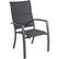 Alt View 11. Hanover - Naples 7-Piece Outdoor Dining Set with 6 Padded Sling Chairs and Expandable Dining Table - Gray/Gray.