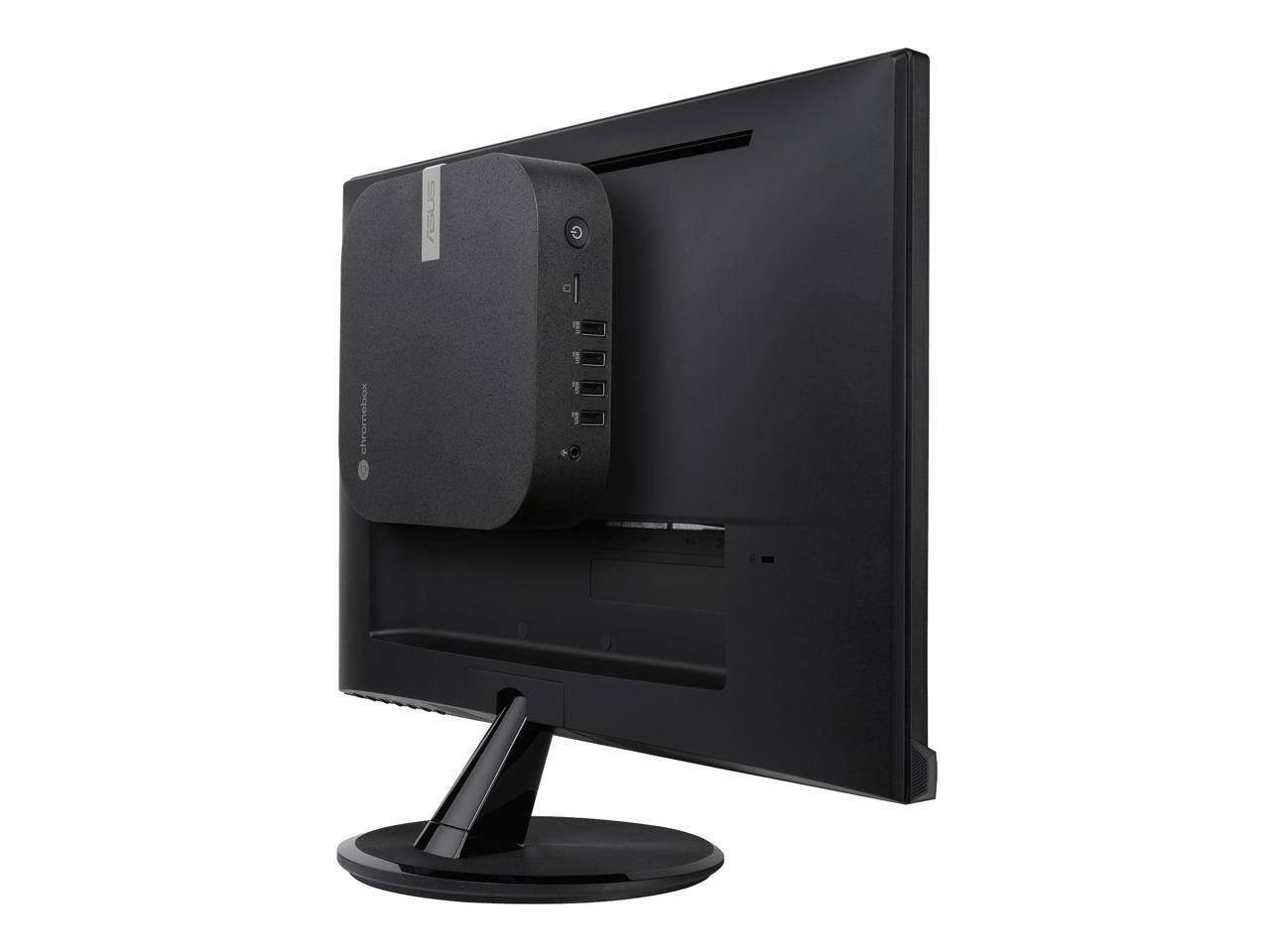 Alt View 2. ASUS - ASUS Chromebox 5a i7-1355U 16GB 256GB M.2 SSD Chrome OS CHROMEBOX5a-S7162UN - Black.