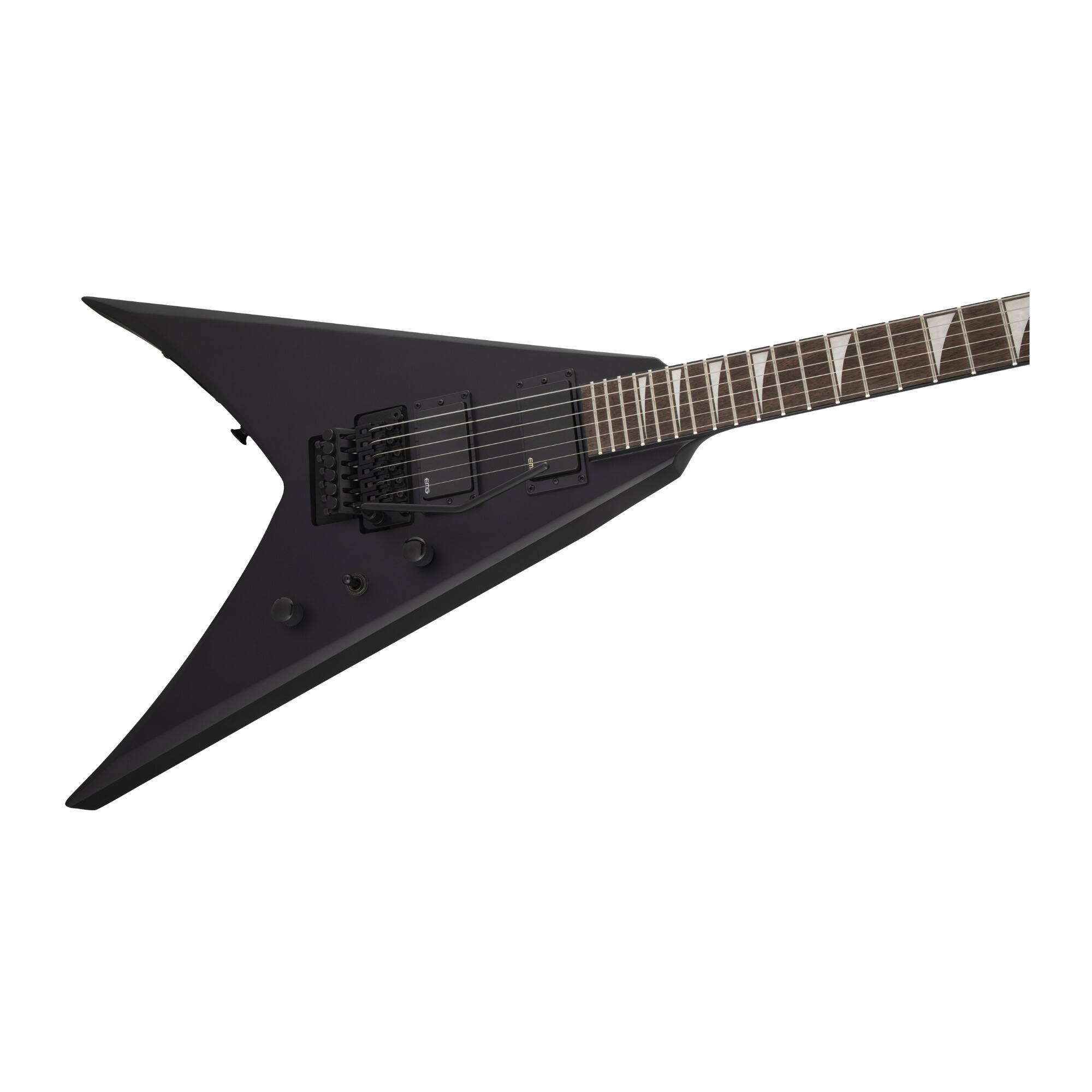 Left. Jackson - Jackson X Series King V KVXMG Poplar Electric Guitar (Satin Black) with Case.