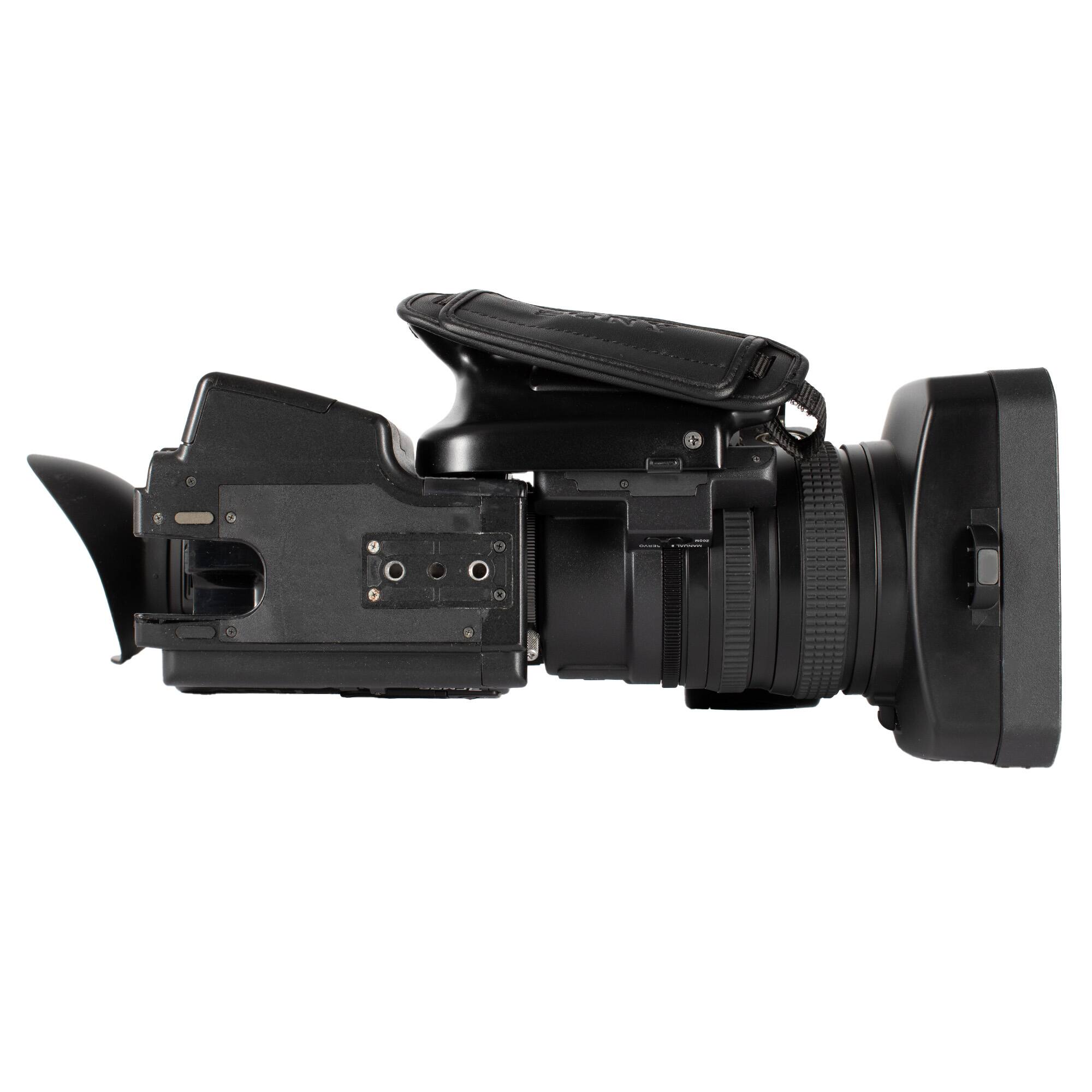 Alt View 5. Sony - Sony HVR-Z7U Digital Camcorder - 3.2 LCD - Exmor CMOS - Full HD - 16:9 - 1 Megapixel Video - MPEG-2 - 12x Optical Zoom -.