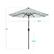 The dimensions of the umbrella are as follows:
- Diameter: 10 feet
- Height: 8 feet
- Shaft width: 40 inches