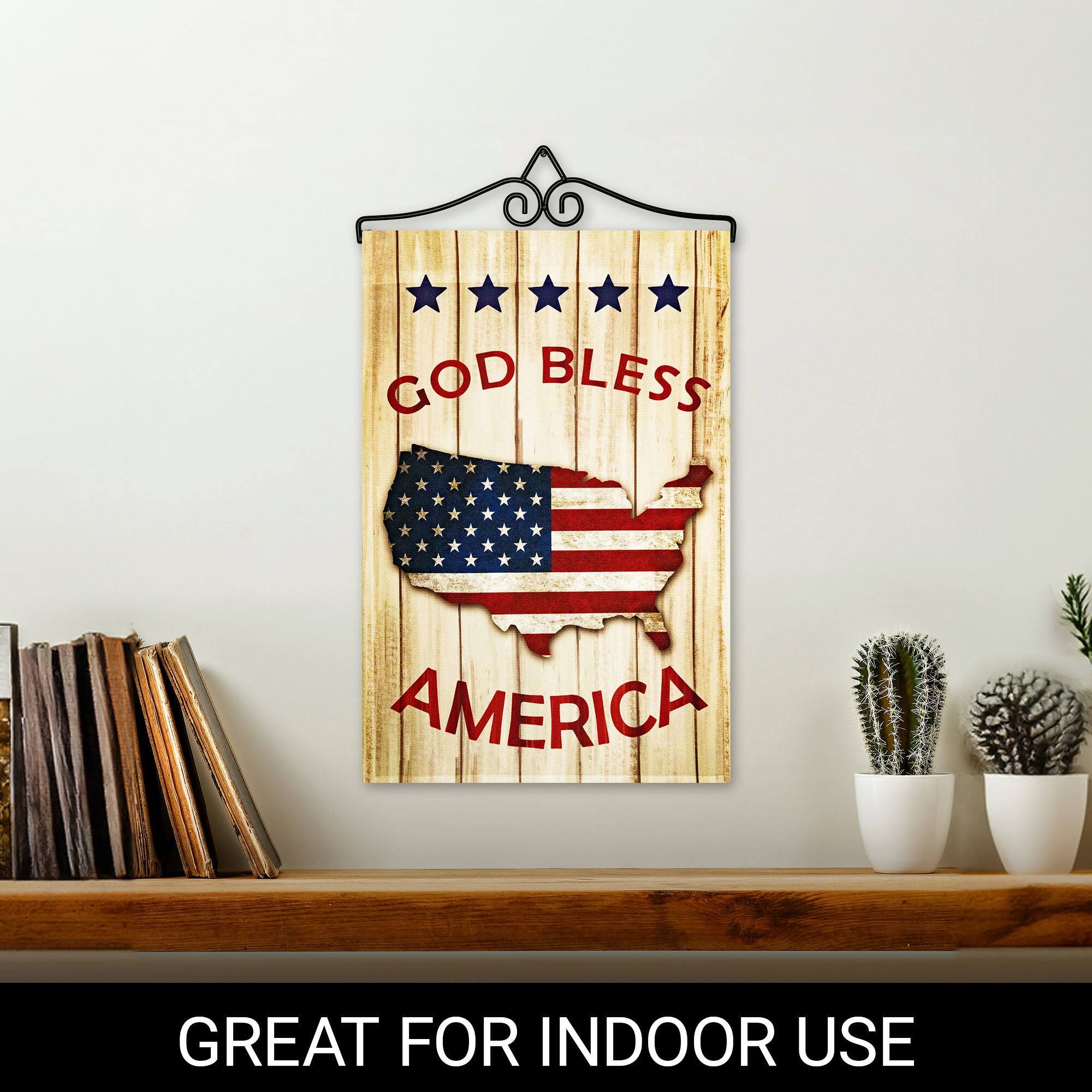 GOD BLESS AMERICA  
GREAT FOR INDOOR USE