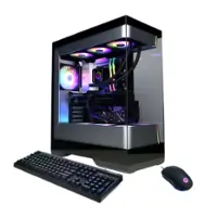 CyberPowerPC - Gamer Supreme Gaming Desktop - Intel Core Ultra 9 285K - 64GB Memory - NVIDIA GeForce RTX 5070 Ti 16GB - 2TB PCIe 4 SSD - Black - Front_Zoom