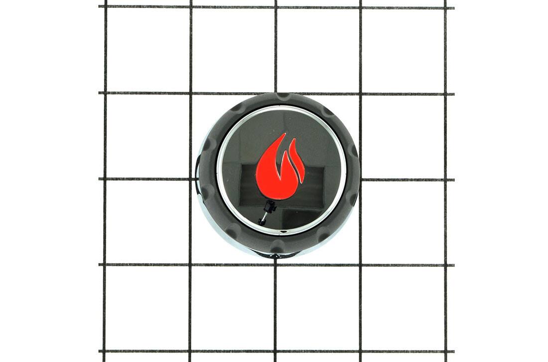 Front. Weber - Weber - WEB40255403 KNOB ASSY SEAR LT/GRAY GENESIS DOM 11 knobs.