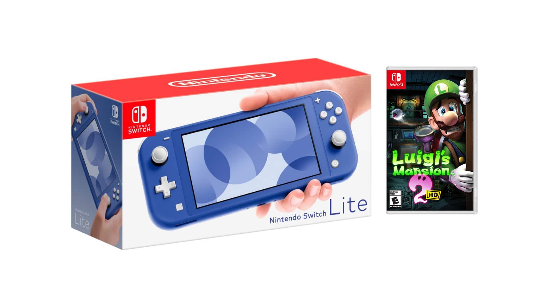 Switch Lite Luigi's Mansion 2 Bundle - Nintendo Switch