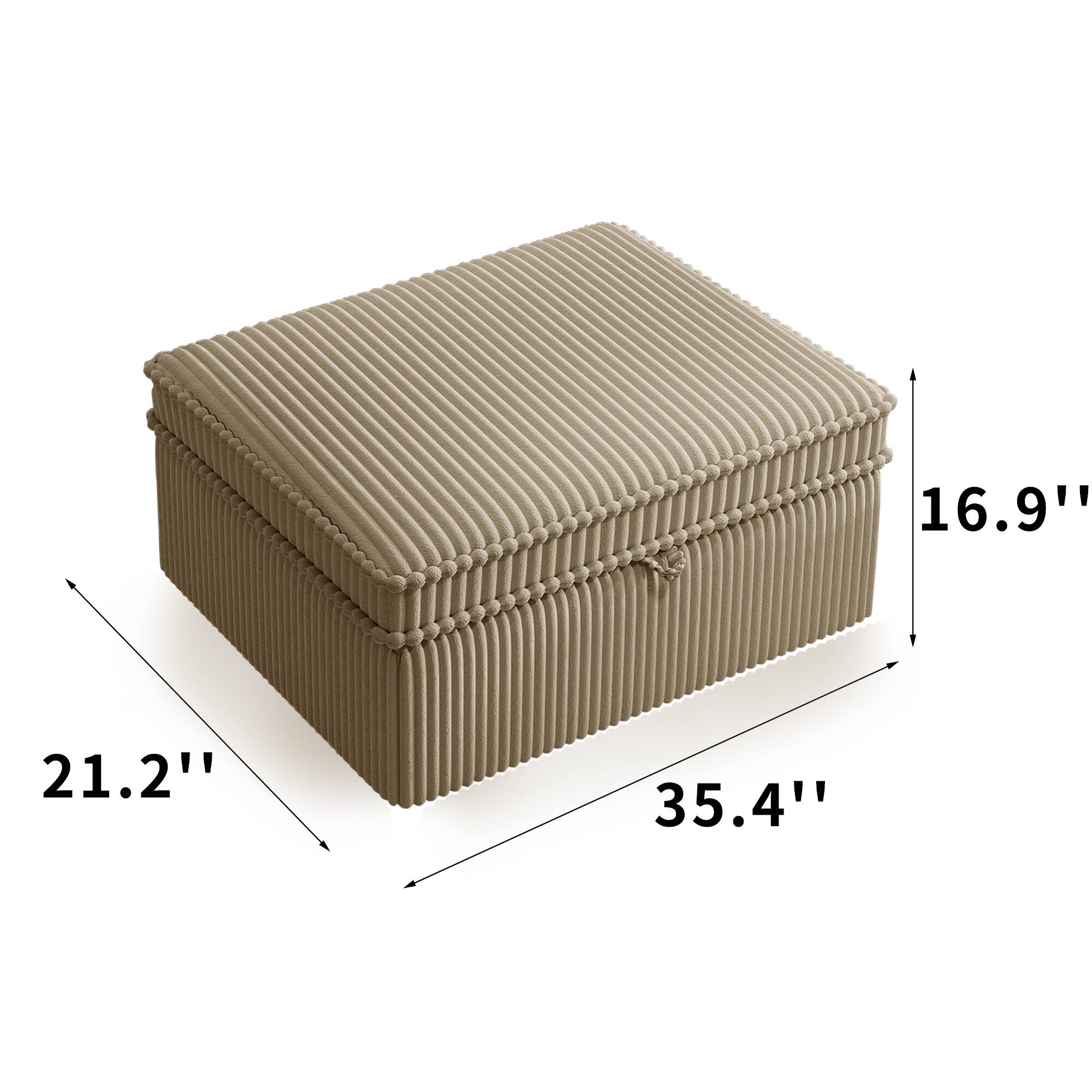 16.9" x 21.2" x 35.4"