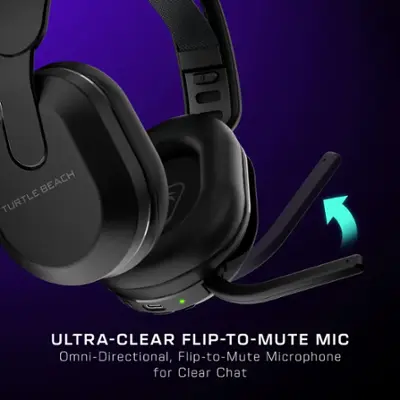 Turtle Beach Stealth 500 Wireless Gaming Headset for PS5, PS4, PC, Nintendo Switch, & Mobile – 40-Hr Battery - Black