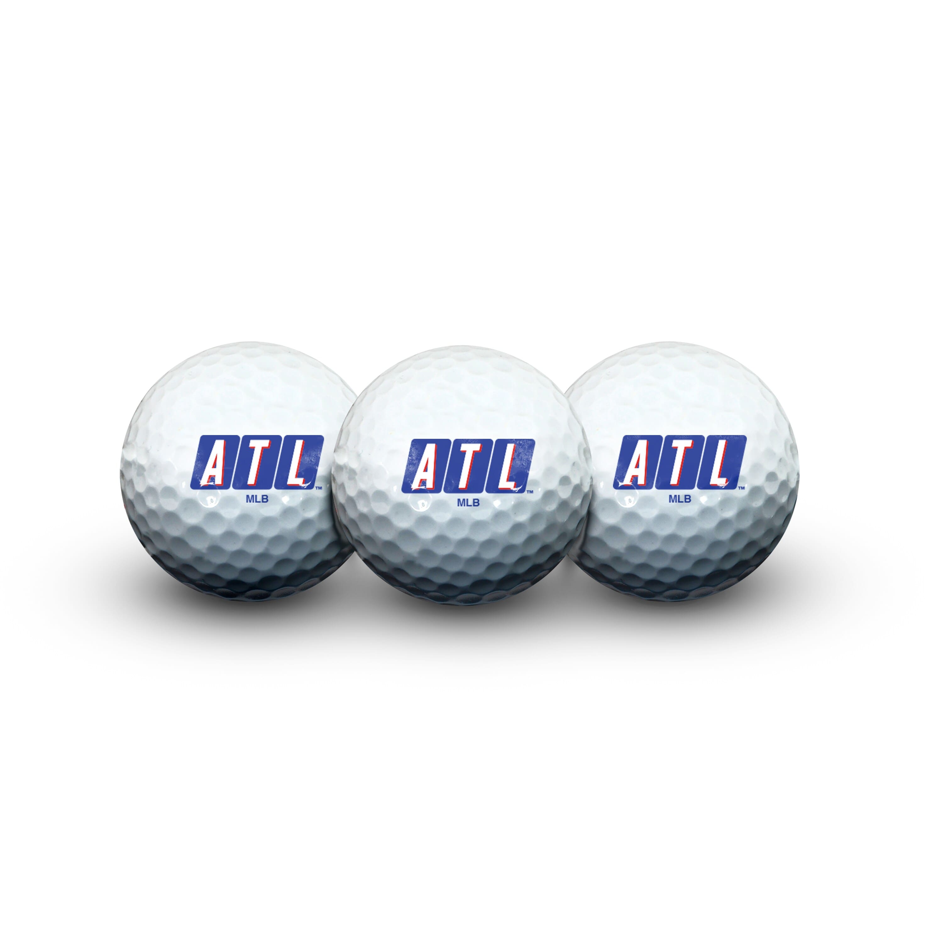 WinCraft - Atlanta Braves 2026 City Connect 3-Pack Golf Ball Set - Multicolor