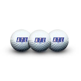 WinCraft - Atlanta Braves 2026 City Connect 3-Pack Golf Ball Set - Multicolor
