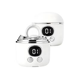Cluzine - Adjustable Electric Nail Clipper with 2.5X Magnifier, LED Light, for Home & Travel