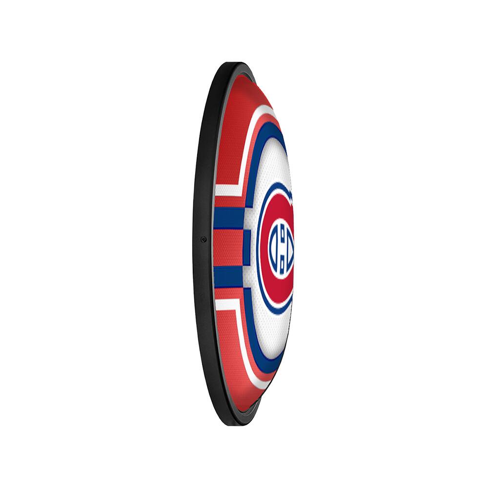Alt View 2. The Fan-Brand - Montreal Canadiens 18'' x 14'' Team Color Slimline Illuminated Wall Sign - Multicolor.
