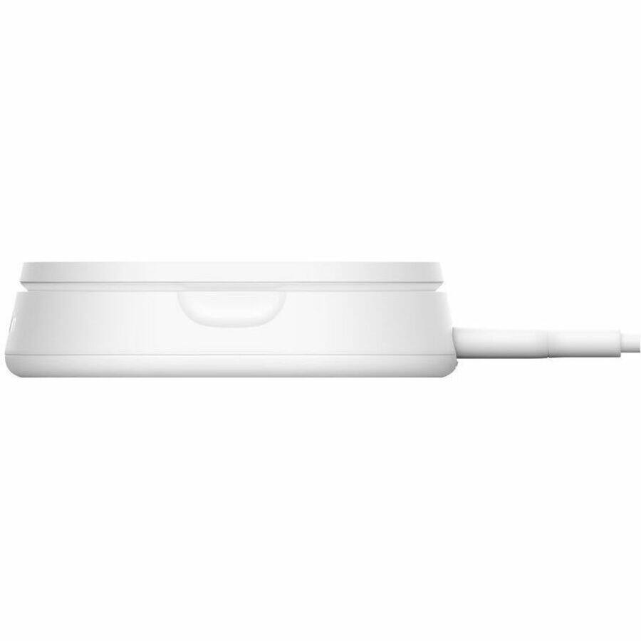 Alt View 4. Belkin - Belkin BoostCharge Pro Convertible Magnetic Wireless Charging Stand with Qi2 15W - For Qi2-enabled Device, iPhone - White.