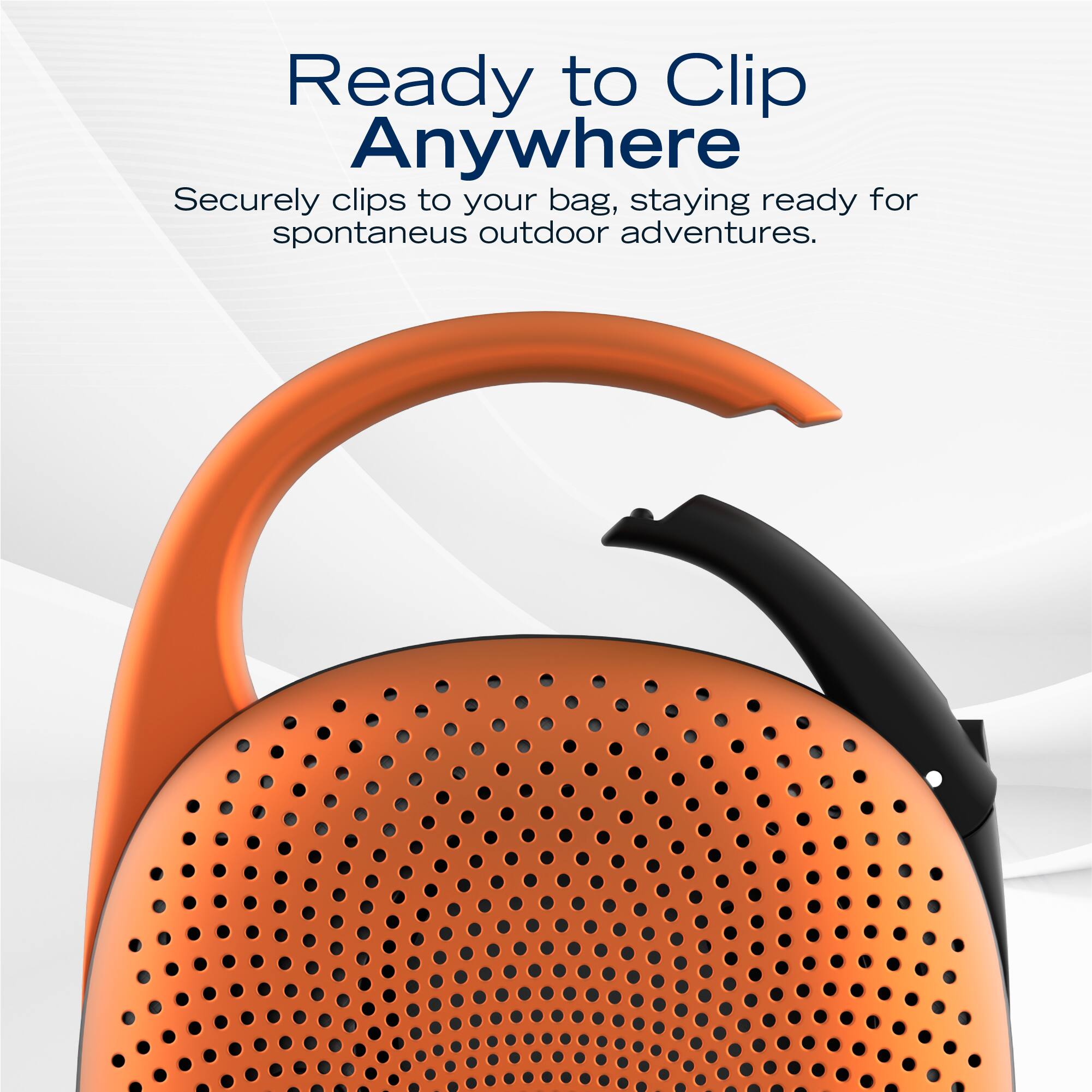 Ready to Clip Anywhere  
Securely clips to your bag, staying ready for spontaneous outdoor adventures.