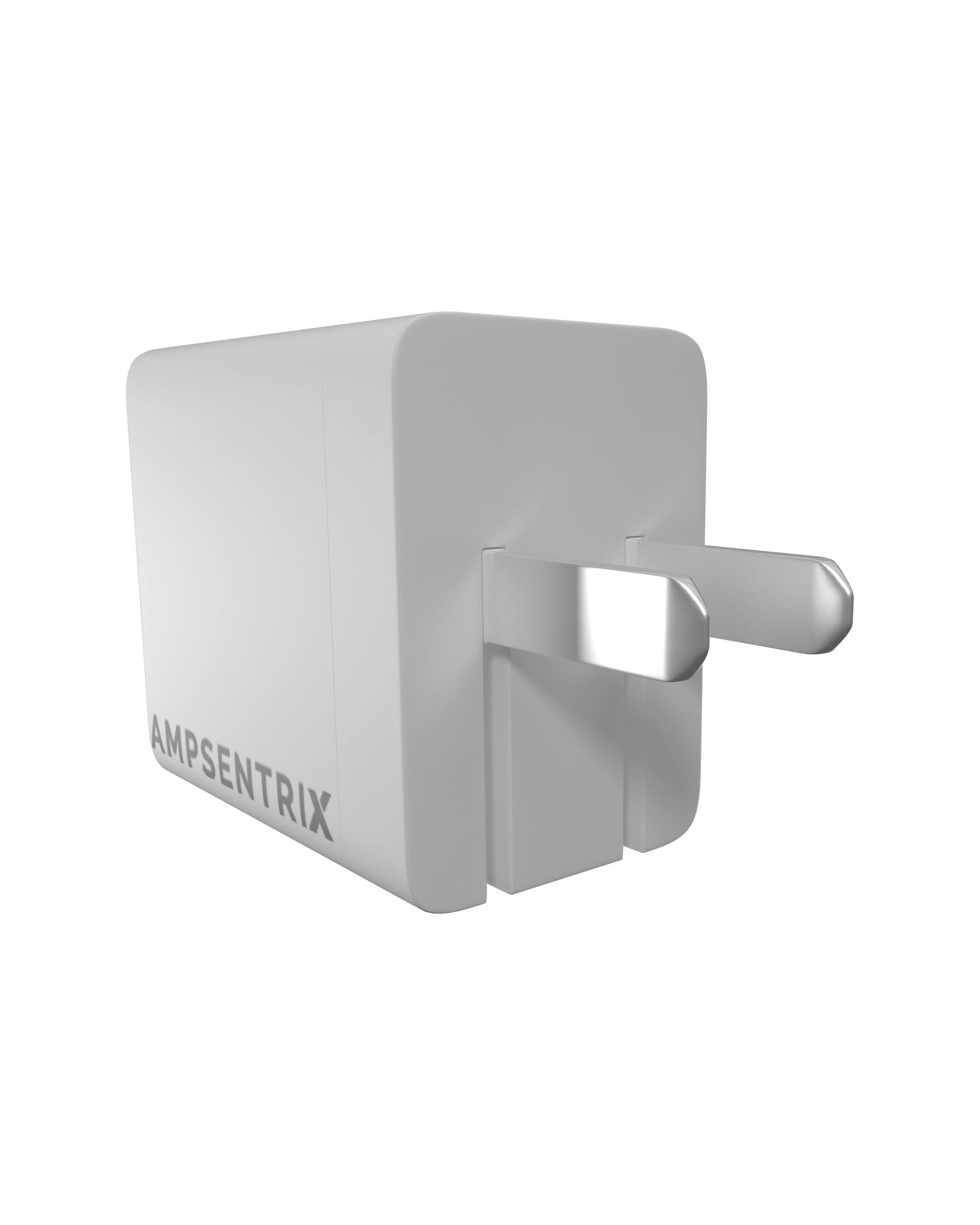 Alt View 4. Ampsentrix - 65W USB Type C GaN Wall Power Adapter (110v USA).