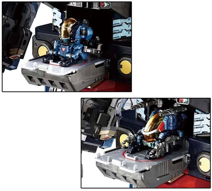 Alt View 4. Transformers - DA-101 Diaclone Powered-Suit Set with Robot Base | Diaclone Reboot.