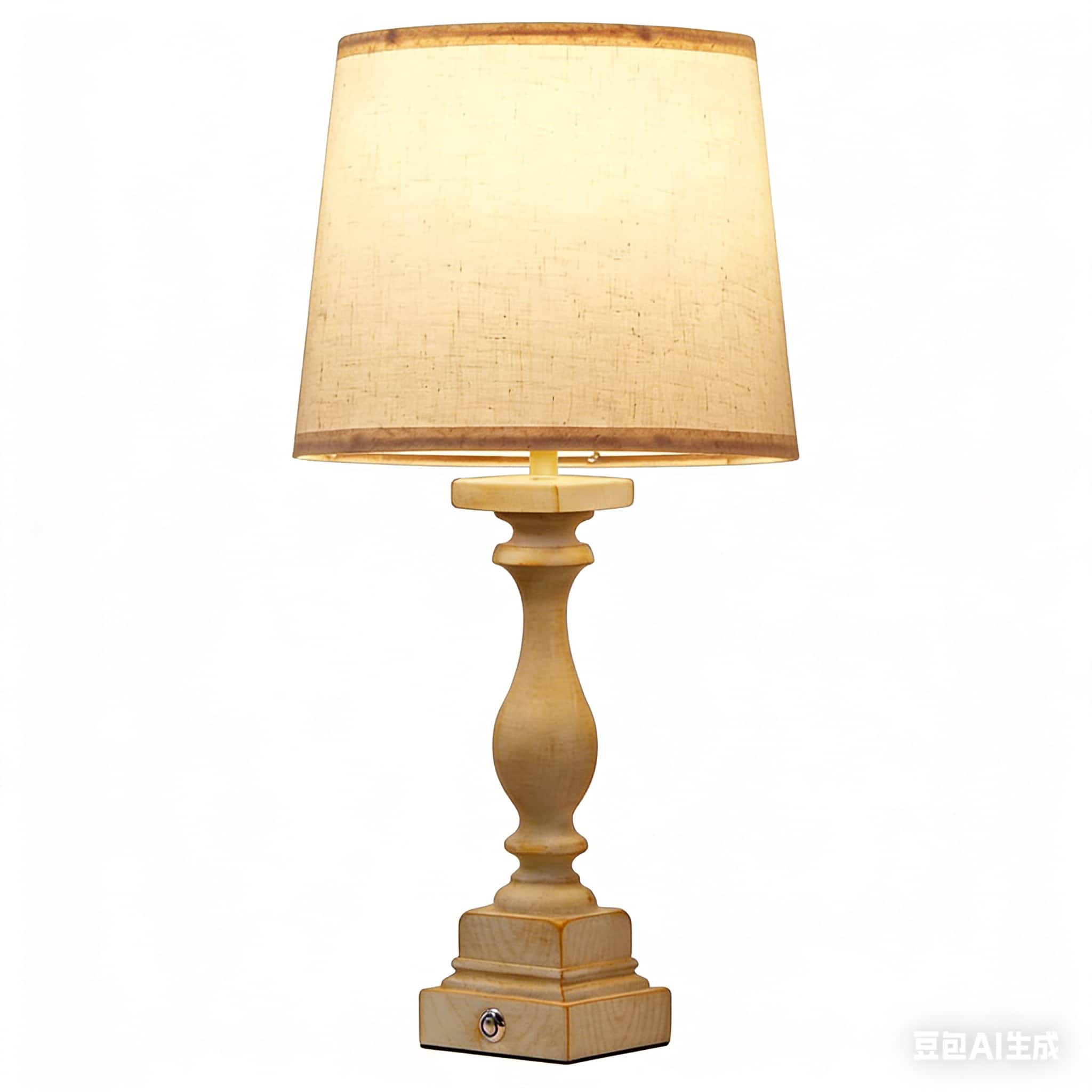 Front. U-HOMY - Touch Control Bedside Table Lamps Set of 2 with USB-A & USB-C, 3-Level Dimmable, 23" Tall.