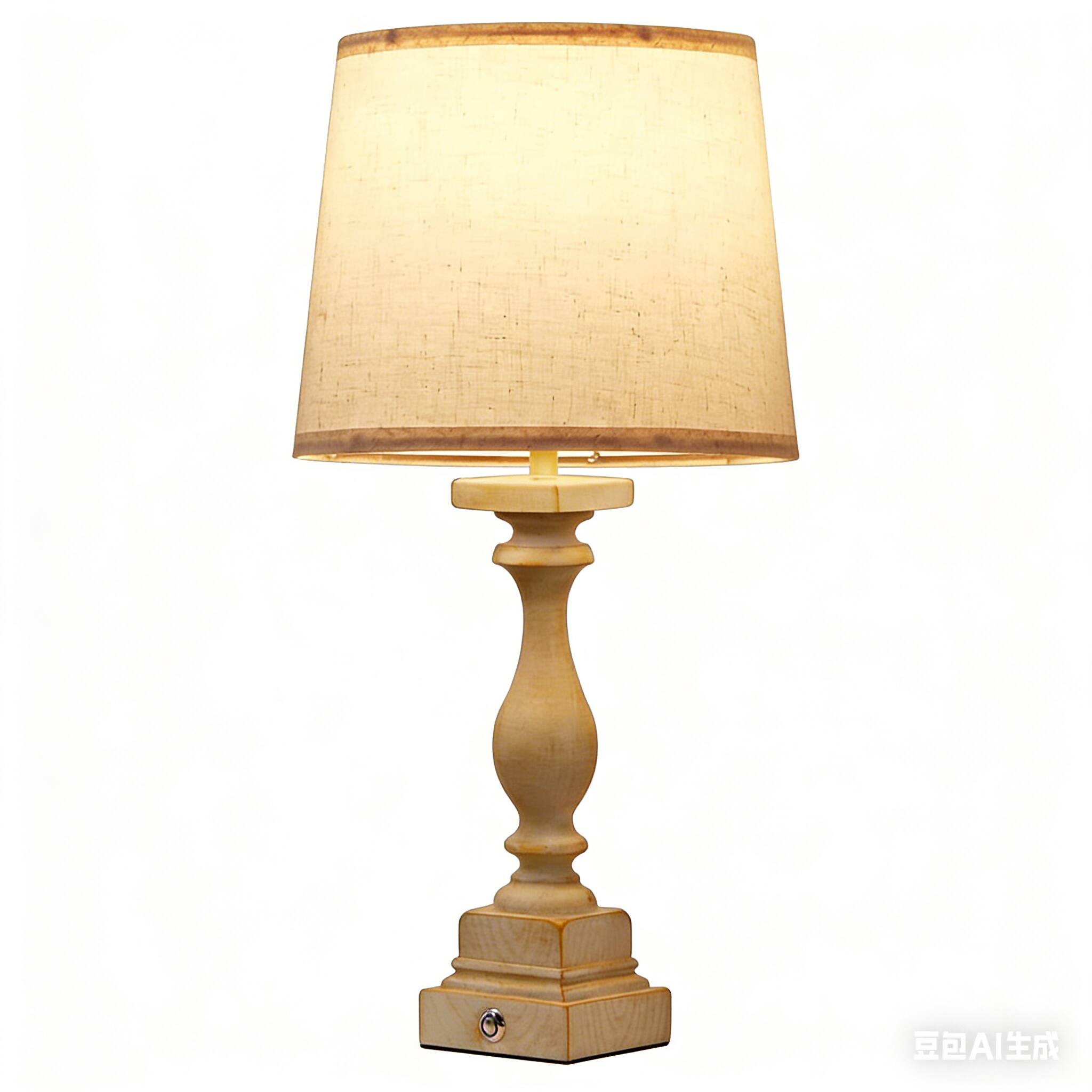 Front. U-HOMY - Touch Control Bedside Table Lamps Set of 2 with USB-A & USB-C, 3-Level Dimmable, 23" Tall.