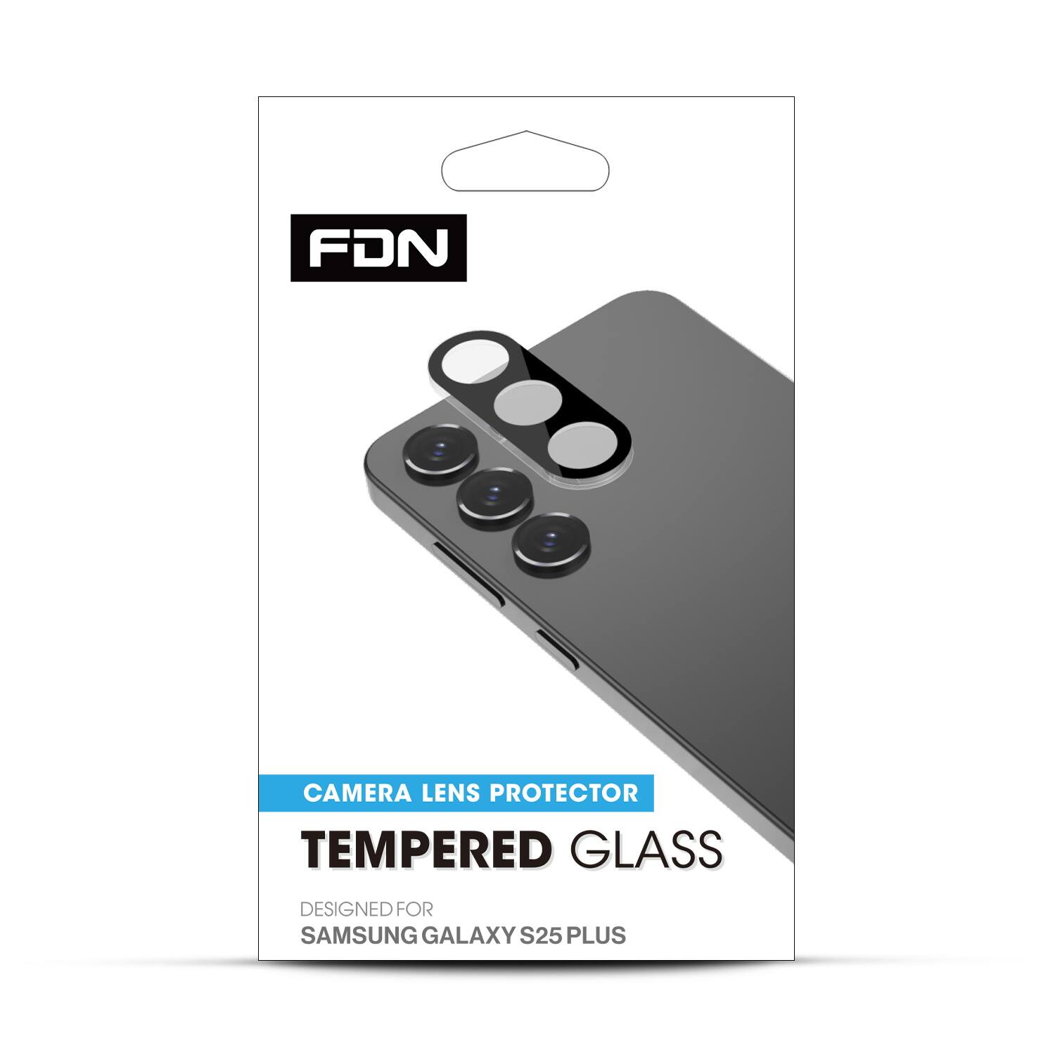 FDN CAMERA LENS PROTECTOR TEMPERED GLASS  
DESIGNED FOR SAMSUNG GALAXY S25 PLUS