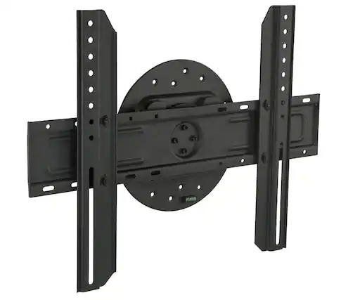 Front. Mount-It! - TV Wall Mount with Full 360° Rotation, 32–70″ TVs, 110 lb Capacity, Ultra-Low 1.8" Profile - Black.