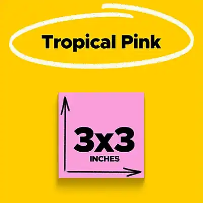 Post it Super Sticky Notes, 3