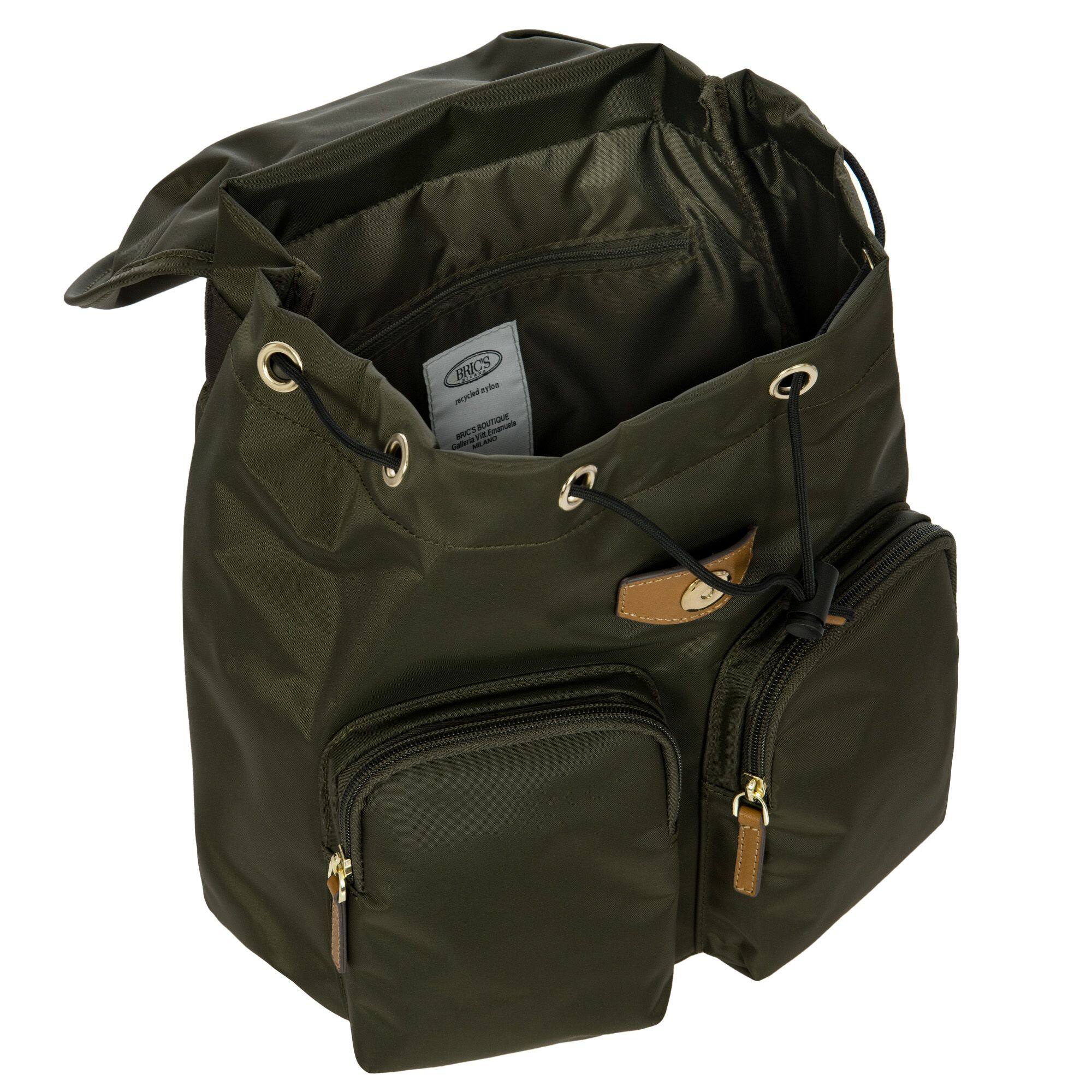 Alt View 1. Bric's - X-travel City Backpack Piccolo, Olive - Olive.