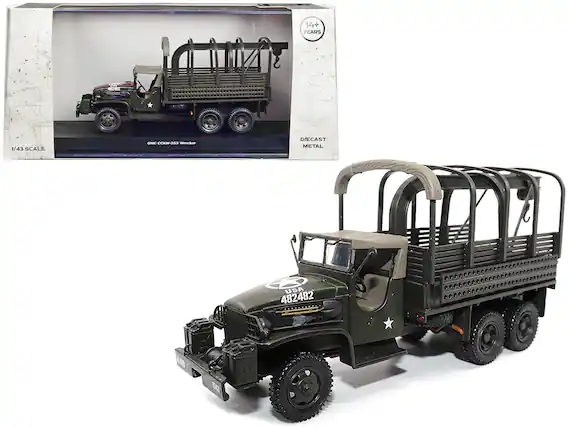1/43 SCALE
GMC CCKW-353 Wrecker
DIECAST METAL
USA 482482
14+ YEARS