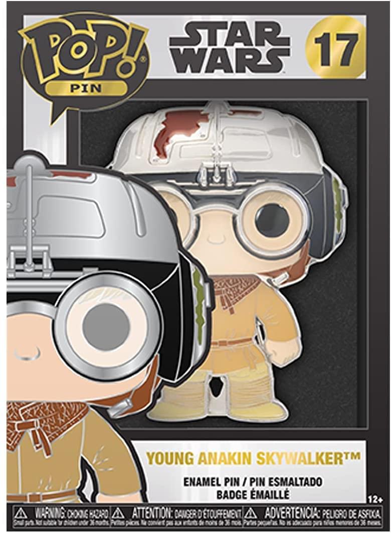 **STAR WARS 17**

**POP! PIN**

**YOUNG ANAKIN SKYWALKER™**

**ENAMEL PIN / PIN ESMALTADO / BADGE ÉMAILLE**

**WARNING: CHOKING HAZARD - ATTENTION: DANGER D'ÉTOUFFEMENT - ADVERTENCIA: PELIGRO DE ASFIXIA**

**12+**
