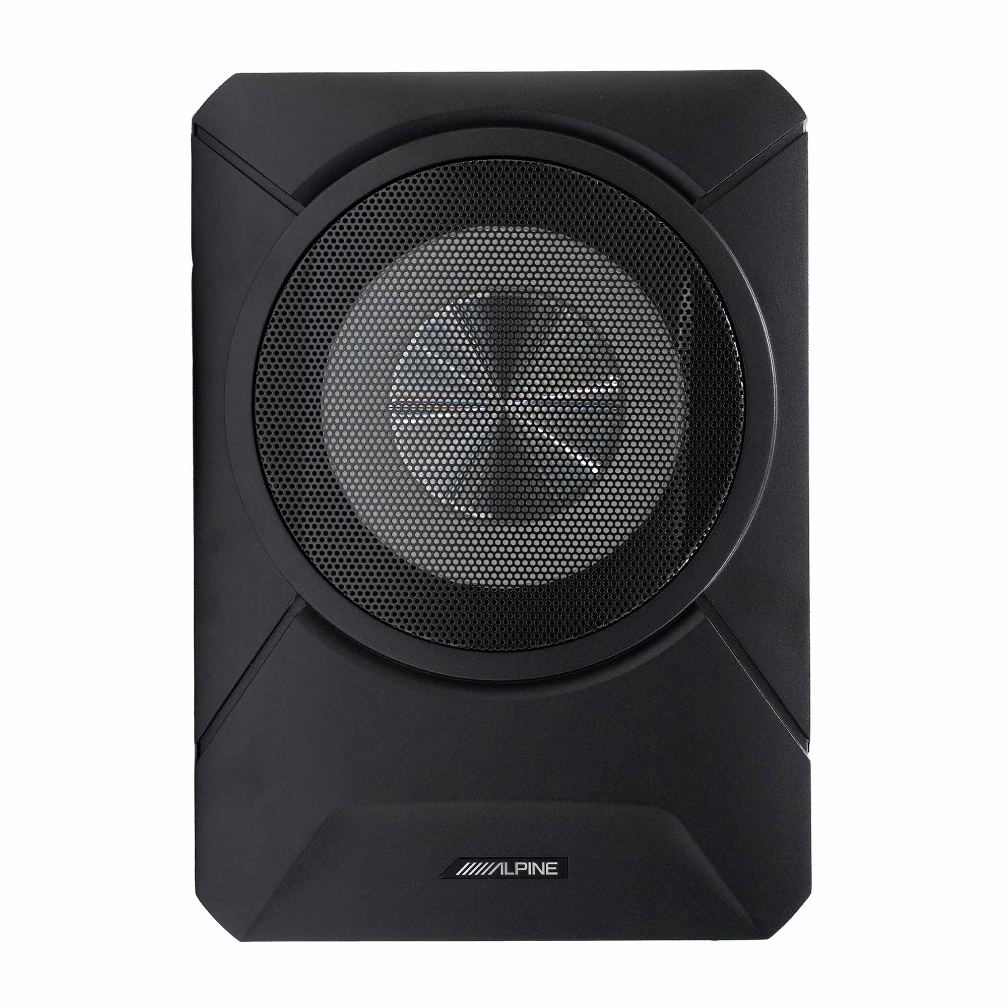Alt View 1. Alpine - PWE-S800, Compact Shallow Mount Powered 8" Subwoofer System.