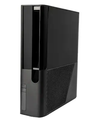 Front. MobileSentrix - Top & Bottom Housing Casings Replacement Compatible For Xbox 360 E - Black.