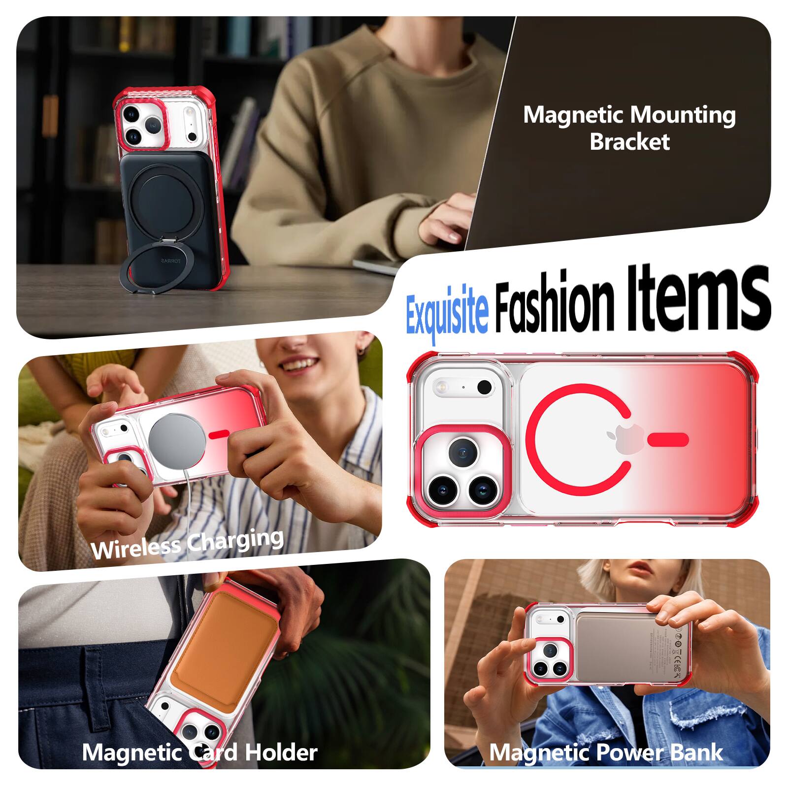 Magnetic Mounting Bracket

Exquisite Fashion Items

Wireless Charging

Magnetic Card Holder

Magnetic Power Bank