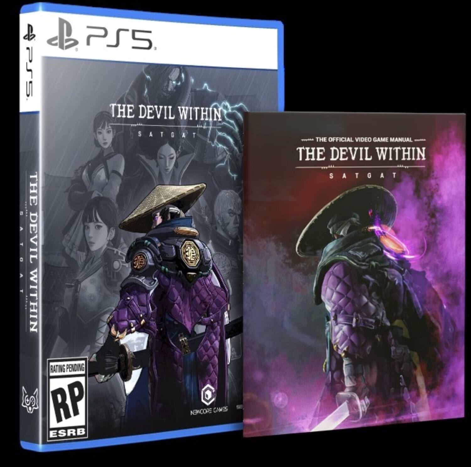 PS5, THE DEVIL WITHIN SATGAT, THE DEVIL WITHIN, RATING PENDING, RP, ESRB, THE OFFICIAL VIDEO GAME MANUAL, THE DEVIL WITHIN SATGAT