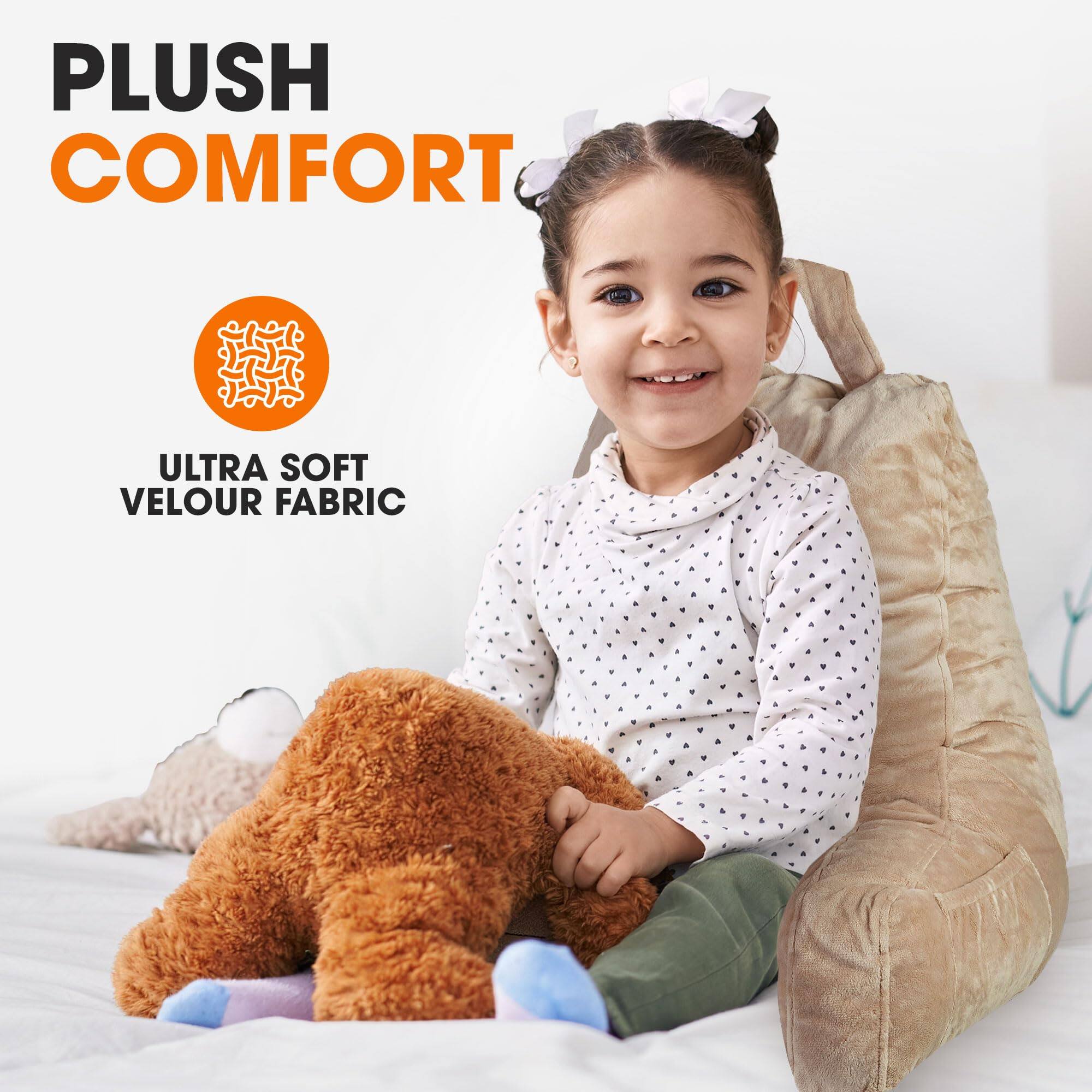 PLUSH COMFORT  
ULTRA SOFT VELOUR FABRIC