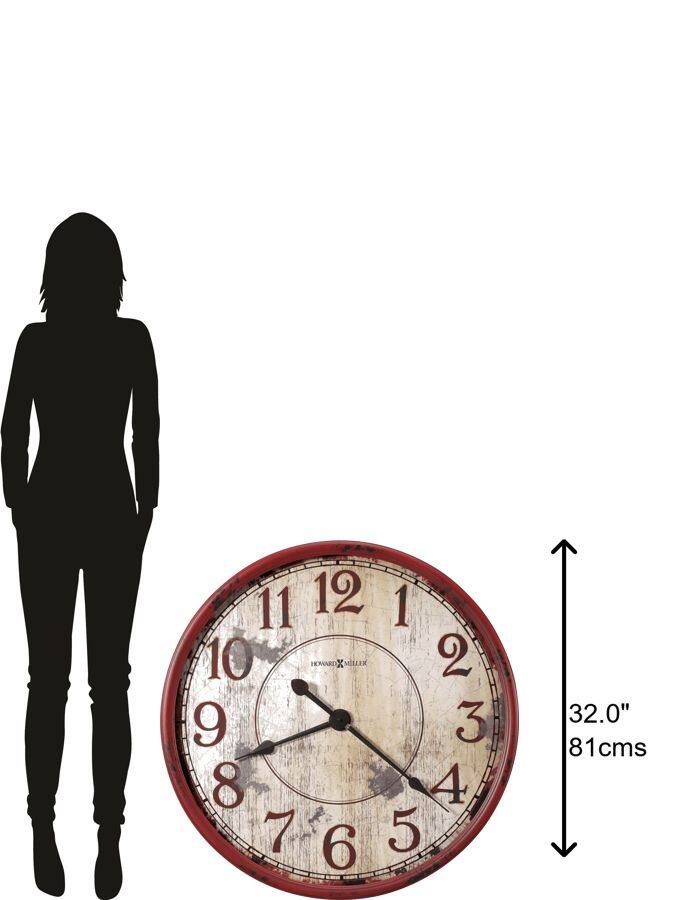 11 12 1 10 HOWARD X MILLER 2 9 3 8 4 7 6 5 32.0" 81 cms