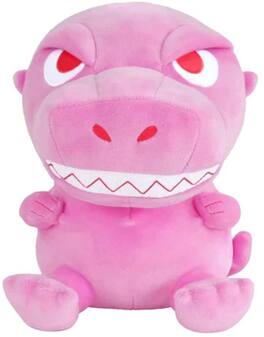 Super7 - Toho - Super Duper Plush Wv4 - Godzilla '89 (Pink) - COLLECTIBLES - Multicolor